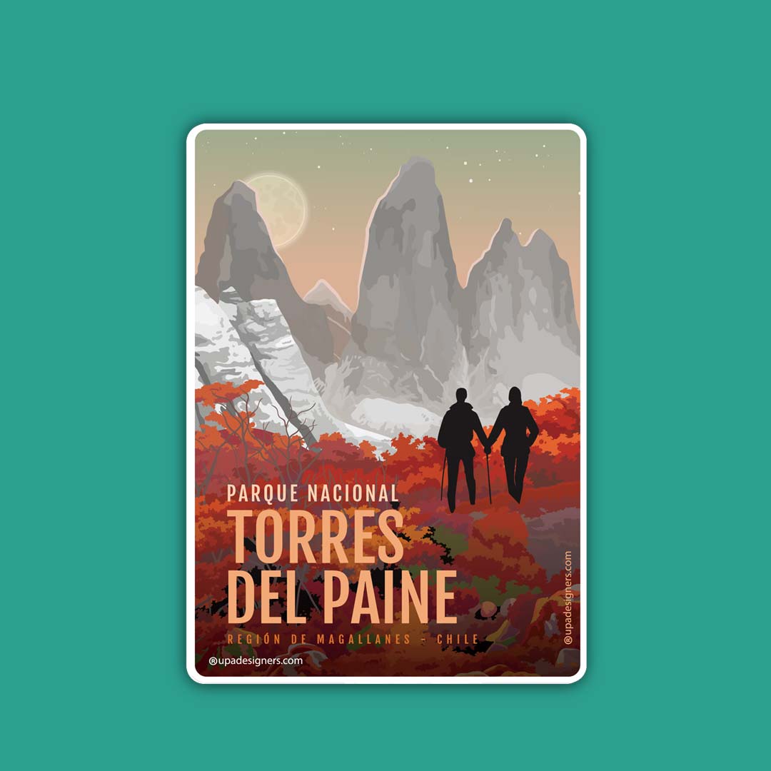 Sticker Base Torres Otoño pequeño